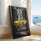 SLS AMG Black Series Car Poster