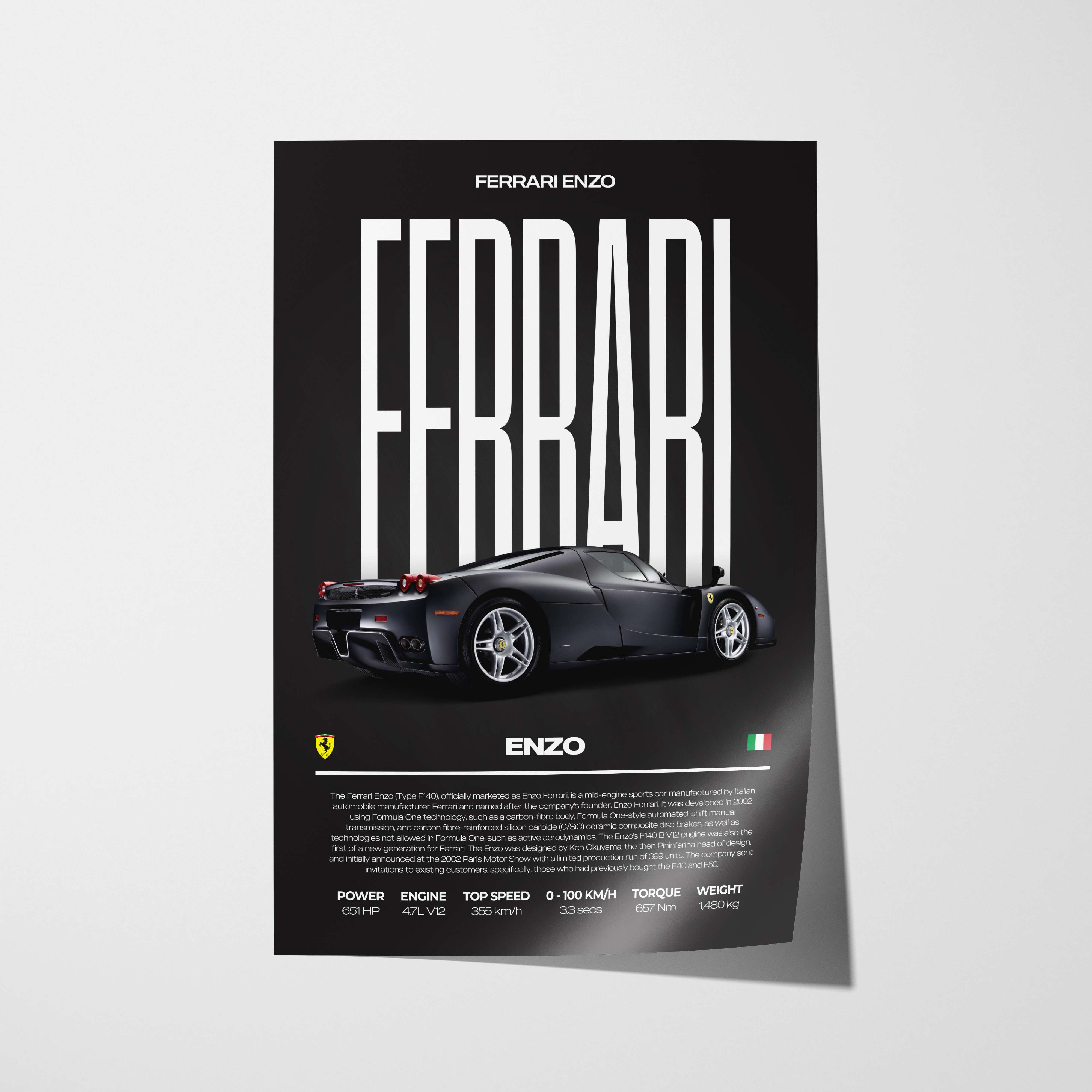 Ferrari Enzo Poster