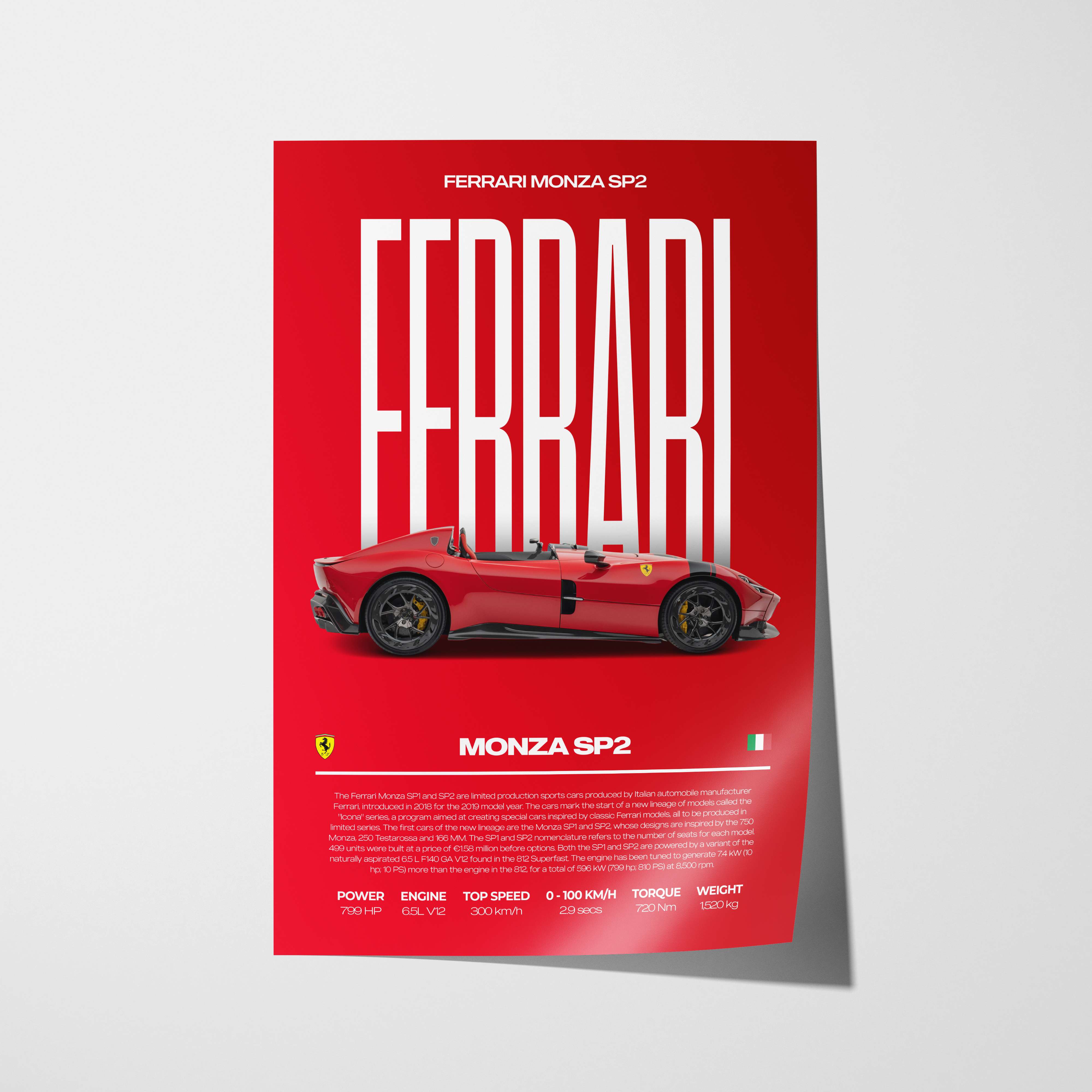 Ferrari Monza SP2 Poster