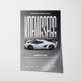 Koenigsegg Jesko Attack Poster