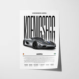 Koenigsegg Agera Poster