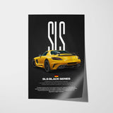 SLS AMG Black Series Car Poster