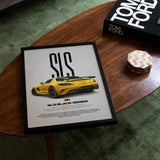 SLS AMG Black Series Car Poster