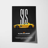 SLS AMG Black Series Car Poster
