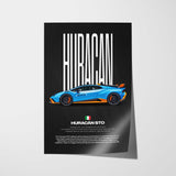 Huracán STO Car Poster