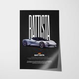 Battista Car Poster