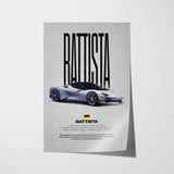 Battista Car Poster