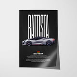 Battista Car Poster