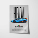 Huracán STO Car Poster