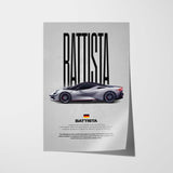 Battista Car Poster