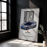 Battista Car Poster