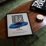 Battista Car Poster