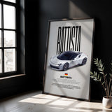 Battista Car Poster