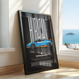 Huracán STO Car Poster
