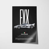 FXX-K Evo Car Poster