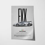 FXX-K Evo Car Poster