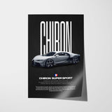Chiron Super Sport Car Poster
