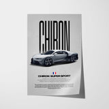 Chiron Super Sport Car Poster