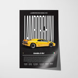 Lamborghini Diablo SV Poster