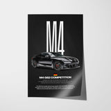 M4 G82 Competition Car Poster