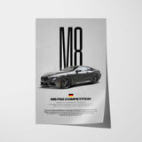 M8 F82 Competition Car Poster