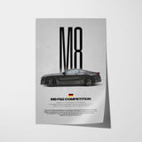 M8 F82 Competition Car Poster