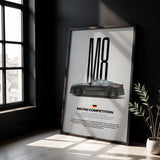 M8 F82 Competition Car Poster