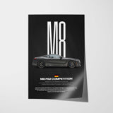 M8 F82 Competition Car Poster