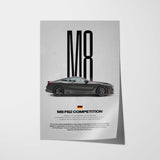M8 F82 Competition Car Poster