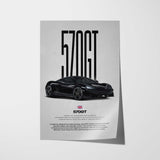570GT Car Poster