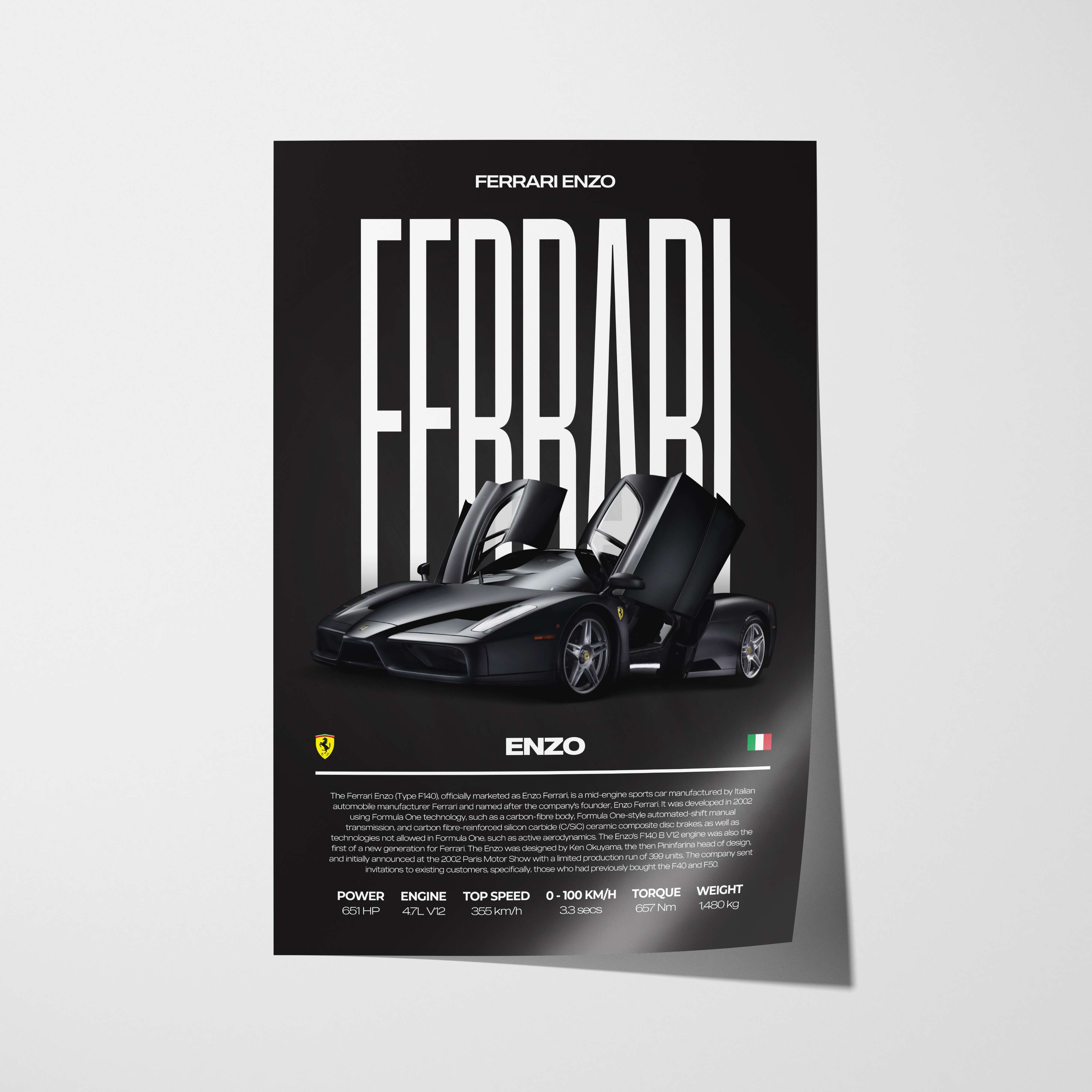 Ferrari Enzo Poster