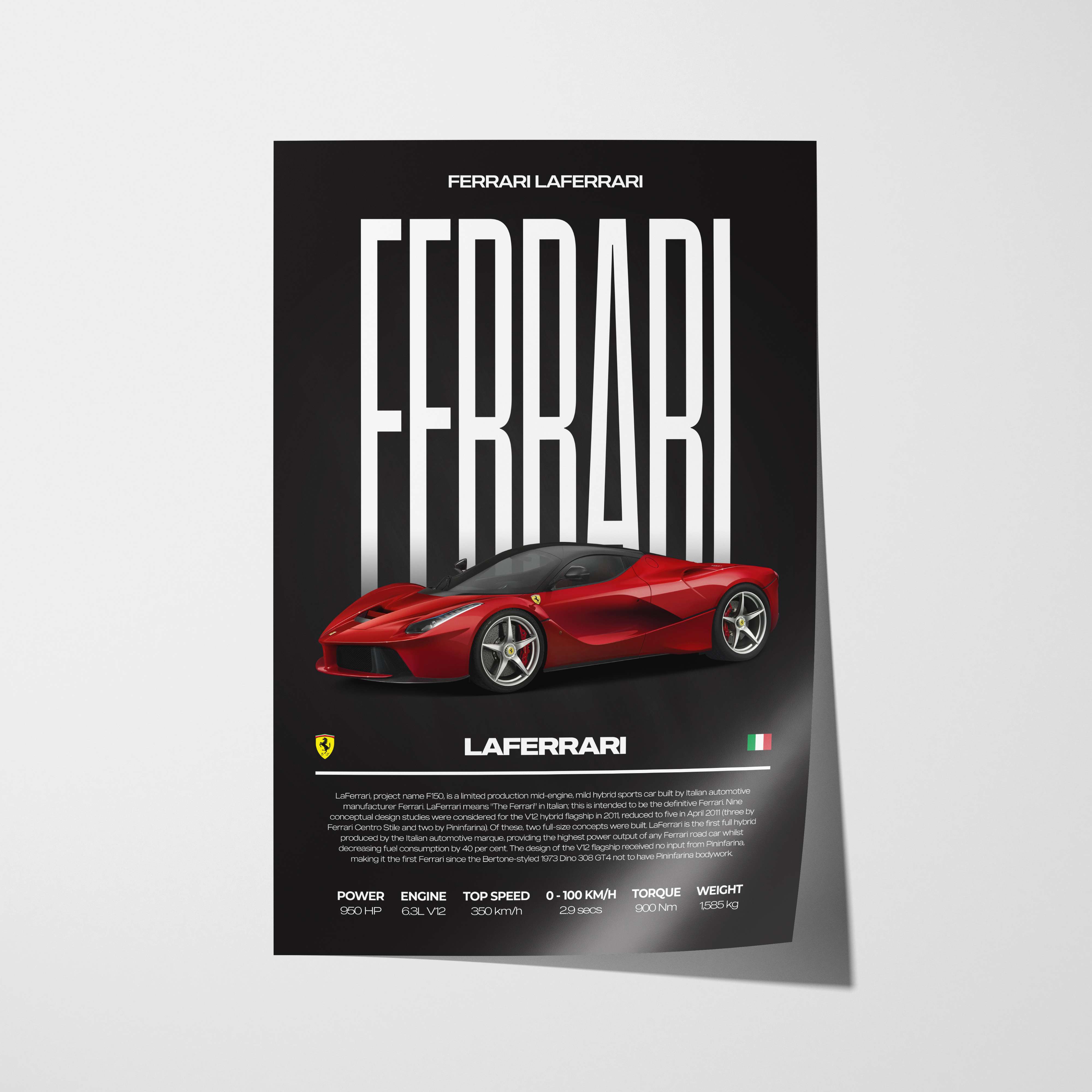 Ferrari LaFerrari Poster