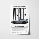 Mercedes-AMG GT Black Series Poster