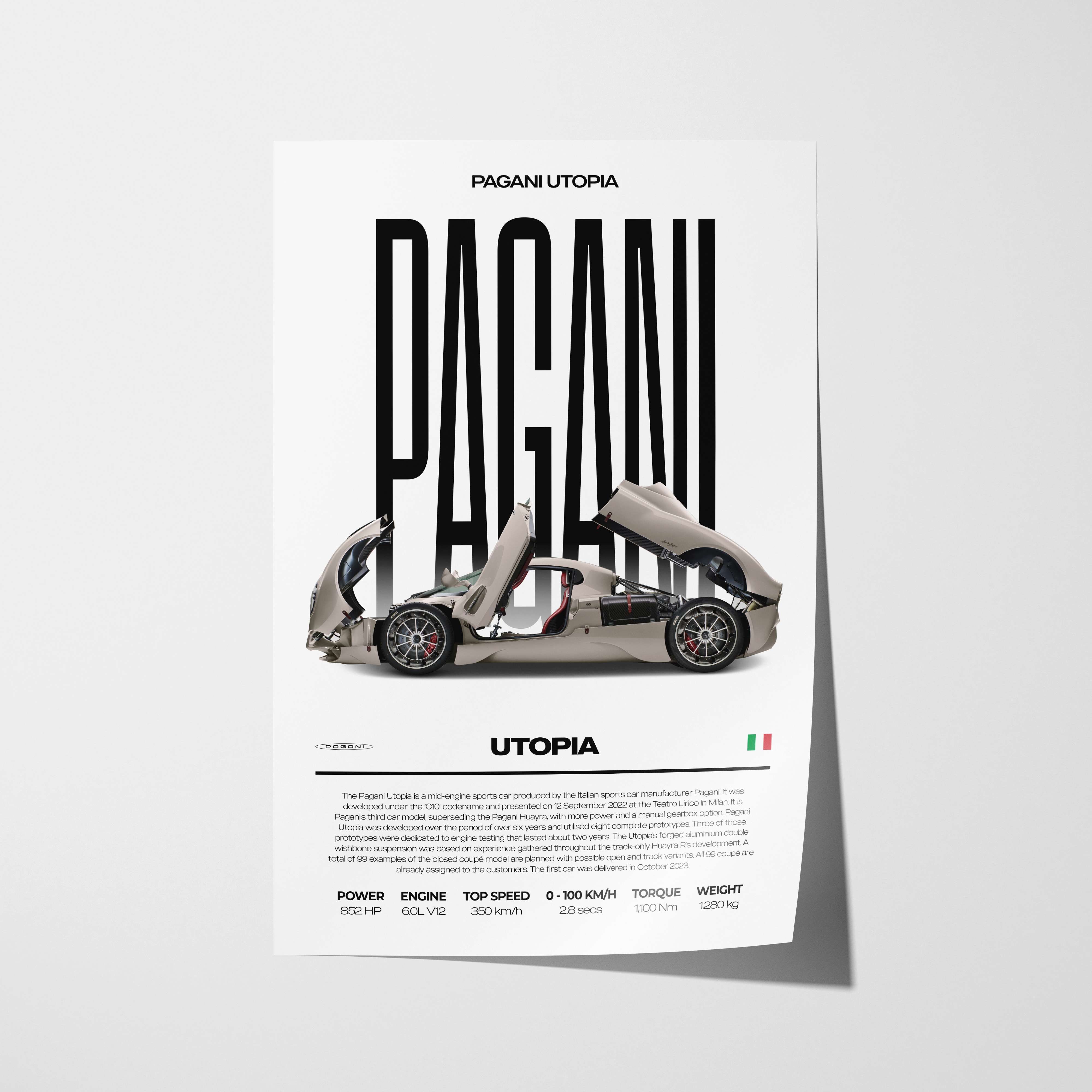 Pagani Utopia Poster