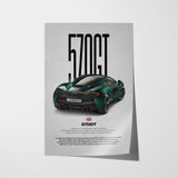570GT Car Poster