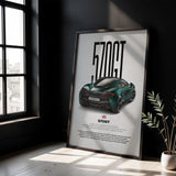 570GT Car Poster