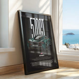 570GT Car Poster