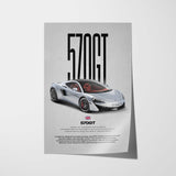 570GT Car Poster