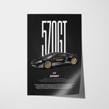 570GT Car Poster