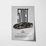 570GT Car Poster