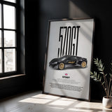 570GT Car Poster
