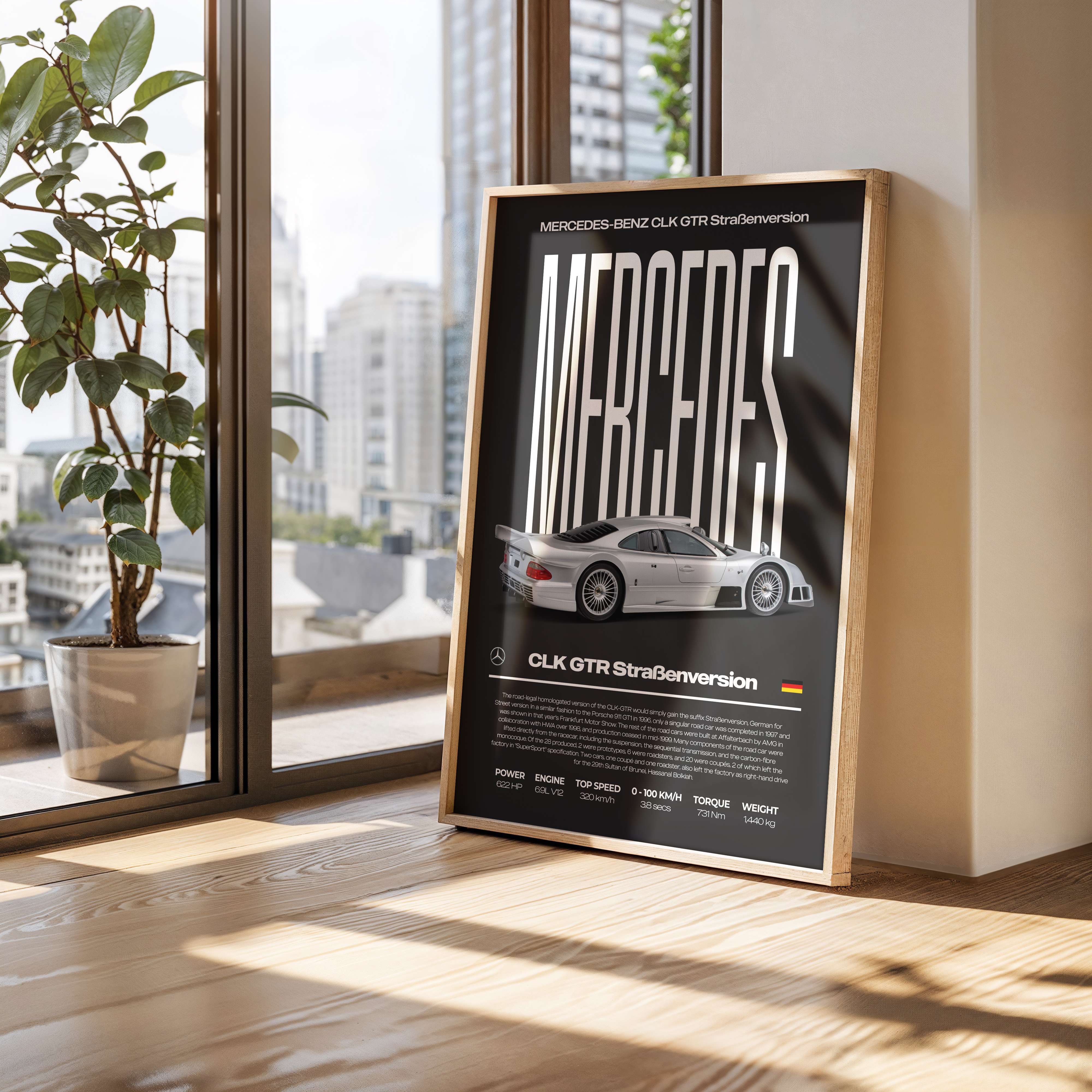 Mercedes-Benz CLK GTR Poster