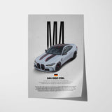 M4 G82 CSL Car Poster