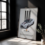 M4 G82 CSL Car Poster
