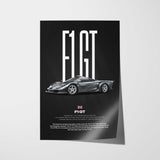F1 GT Car Poster