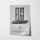F1 GT Car Poster