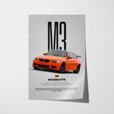 M3 GTS (E92) Car Poster