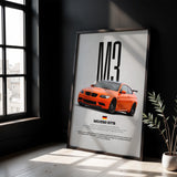 M3 GTS (E92) Car Poster
