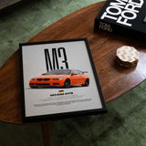 M3 GTS (E92) Car Poster