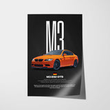 M3 GTS (E92) Car Poster